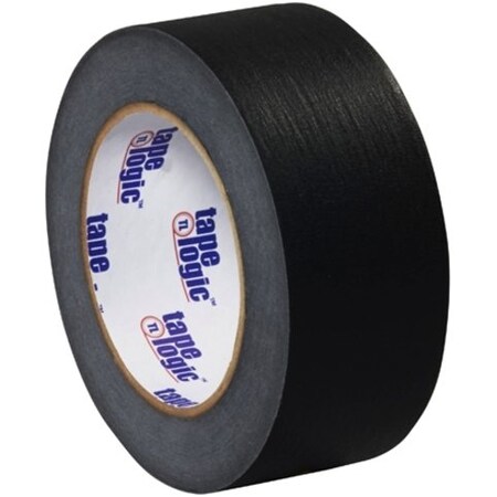 Tape Logic Masking Tape, 2x60 yd., Black, PK12, 2" W x 60 yds L, Black, 12 PK T93700312PKB